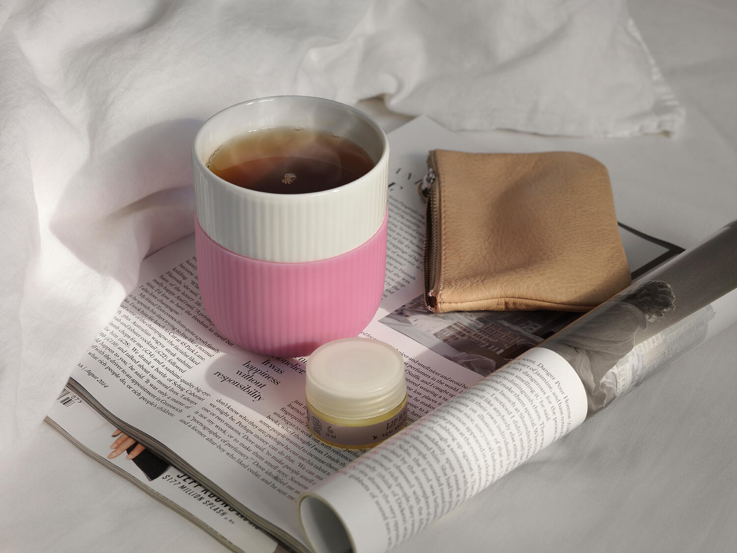 Riflet Contrast krus, dahlia - 33 cl.